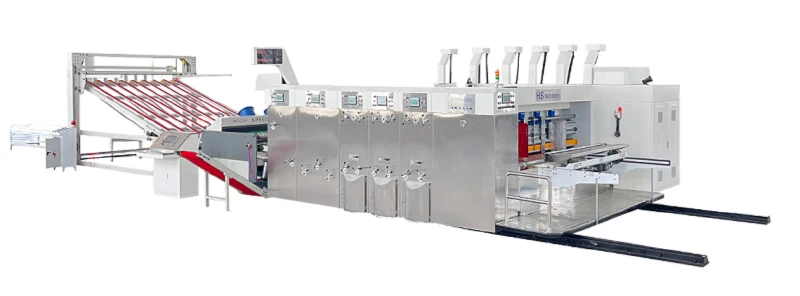 Printing slotter die cutting machine Printing slotter die cutting machine
