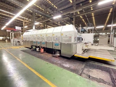 Máquina de impresión flexográfica de 4 colores usada